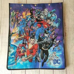 2022 Comic Con DC superhero swag bag with adjustable strap